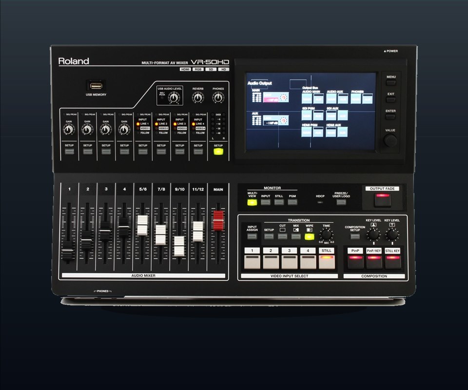 Пульт прямого эфира Roland VR-50HD